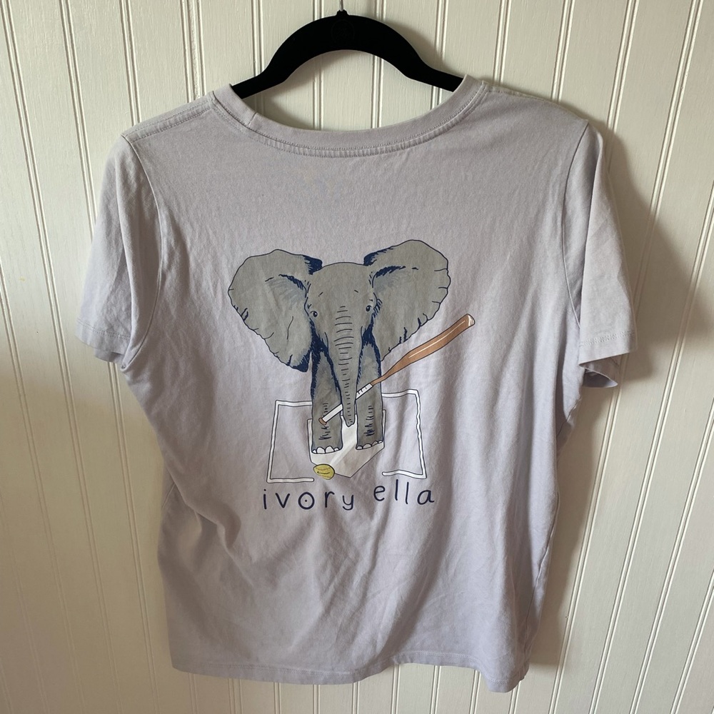 Ivory Ella softball t-shirt